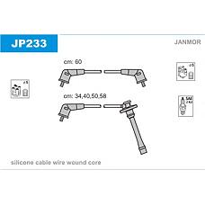 JANMOR JP233 (9008091127
 / 9008091127 / 9091921541) к-кт проводов\ Toyota (Тойота) Avensis (Авенсис) / Carina (Карина) 1.6i 94>