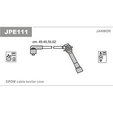 JANMOR JPE111 (B6BF18140A / B6BF18140B / B69F18140A) к-кт проводов\ Mazda (Мазда) 323f / s 1.8i 16v 94>