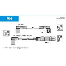 JanMor M4 (0300890558 / 0986356332 / 1038260SX) комплект проводов зажигания