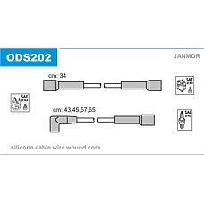 JANMOR ODS202 (1612458 / 1612400 / 90008240) к-кт проводов\ Opel (Опель) Corsa (Корса) 1.2 / 1.3 82-93