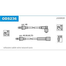 JANMOR ODS236 (1612400 / 1612429 / 1612436) комплект проводов зажигания opel: ascona c 81-88, monza a 78-86, rekord e 77-86