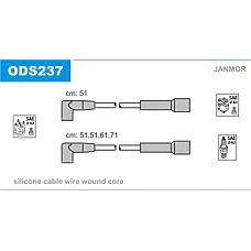 JANMOR ODS237 (1612459 / 90008241 / 1612542) к-кт проводов\ Opel (Опель) kadett d / e 1.3 80-89