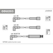 JANMOR ODU203 (1612459 / 1612472 / 1612477
) к-кт проводов\ Opel (Опель) kadett e / vectra a 1.6 <94