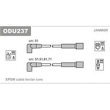 JANMOR ODU237 (1612459 / 90008241 / 1612542) к-кт проводов\ Opel (Опель) kadett d / e 1.3 80-89