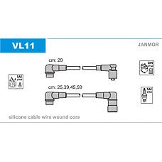 JANMOR VL11 (33428467 / 34333625 / VL11) vl11_провода в / в Volvo (Вольво) 440 / 460 / 480 turbo 1.7 88> (29x25,39,45,59)