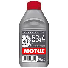 MOTUL 102718  тормозная жидкость dot 3 & 4 brake fluid 0,5л 102718