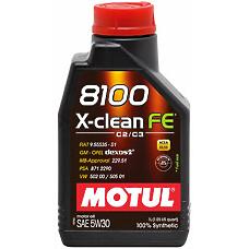 MOTUL 104777 (5w30) масло моторное синтетическое 8100 x-clean fe 5w-3