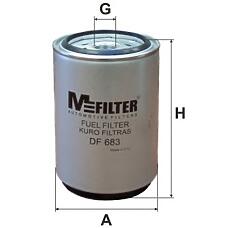 M FILTER DF683 (0687110 / 1296851 / 1393640) фильтр топливный
