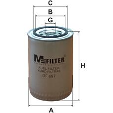 MFILTER DF697 (1341638 / 1372444 / 1373082) фильтр топливный \scania 114 dsc9 после 10 / 95 , 124 / 144 dsc11 после 10 / 96