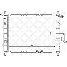 STELLOX 10-25330-SX (1025330_SX / 96322941 / P96322941) радиатор системы охлаждения\ Daewoo (Дэу) Matiz (Матиз) 0.8 01>