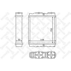 STELLOX 10-35077-SX (1806125 / 1806121 / 91151482) радиатор печки\ Opel (Опель) Frontera (Фронтера) a 2.3-2.8 92-98