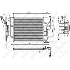 STELLOX 1045118SX (1045118_SX / BP4K-61-480A / BP4K61480A) радиатор кондиционера Mazda (Мазда) 3 / 5 1.4-2.3 03>с осушит.