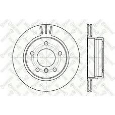 STELLOX 6020-1535V-SX (1162315 / 1165211 / 23-0450) диск тормозной задний\ BMW (БМВ) e36 / e46 1.6-2.0d m47 / m50 / m52 98>