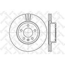 STELLOX 6020-3620V-SX (0569053 / 23-0446 / 230446) диск тормозной передний\ Opel (Опель) Omega (Омега) 2.0 94>