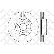 STELLOX 6020-3622V-SX (0569 016 / 0569016 / 0569044) диск тормозной передний\ Opel (Опель) Omega (Омега) 2.0-3.0 94>