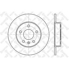 STELLOX 6020-3631-SX (05 69 122 / 0569 109 / 0569094) диск тормозной задний\ Opel (Опель) Astra (Астра) 1.6-2.2d 97>