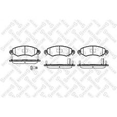 STELLOX 713 012-SX (1605976 / 4704578 / 4706748) колодки дисковые п.\ Suzuki (Сузуки) wagon r+ 1.3i 00>, Opel (Опель) agila 1.0i-1.2i 00>