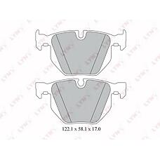 LYNXAUTO bd-1419 (0986424766 / 12251 / 13046071742) колодки тормозные задние BMW (БМВ) 5(e60 / 61) 2.0d-3.0 03-10 / 6(e63 / 4) 3.0 04>