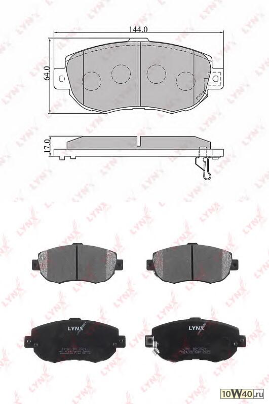 колодки тормозные передние lexus gs300 93-05 / is200 / 300 99-05 / sc430 01> toyota supra 93-98