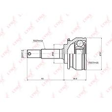 LYNXauto CO5746 (391004F400 / 391014F400 / 3910044B02)  шрус наружный | перед прав / лев |