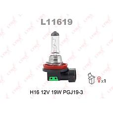 LYNXauto L11619 (0140 / 12366 / 12366C1) лампа галогеновая h16 12v 19w pgj19-3 l11619