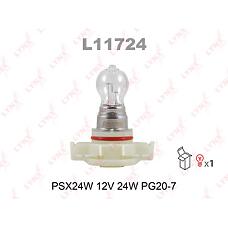 LYNXauto L11724 (12276 / 12276C1 / 262920539R) лампа накаливания psx24w 12v 24w pg20 / 7 l11724