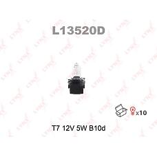 LYNXAUTO L13520D (12615 / 12615CP / 17163) лампа накаливания панели приборов t7 12v 5w b10d