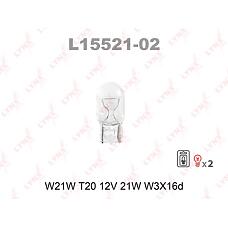 LYNXAUTO L1552102  лампа w21w t20 12v 21w w3x16d
