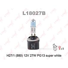 LYNXauto L18027B (032227 / 12059 / 12059C1) l18027b 880 12v27w pg13 super white (c: 31.8mm) лампа lynxauto