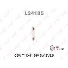 LYNXauto L24105 (07201722 / 0986GL0139 / 13844CP) l24105 c5w t11x41 24v 5w sv8.5 лампа lynxauto