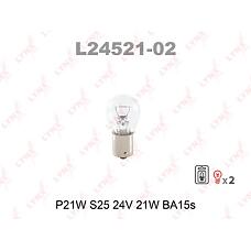 LYNXAUTO L2452102  лампа p21w s25 24v 21w ba15s