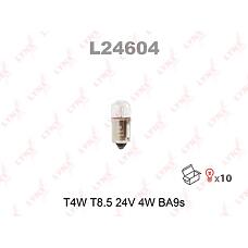 LYNXauto L24604 (002067241 / 003899 / 0212314) лампа накаливания t4w t8.5 24v 4w ba9s l24604