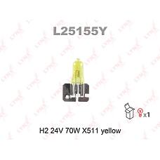 LYNXAUTO L25155Y (1132 / 48720 / 0470) лампа h2 24v 70w x511 yellow