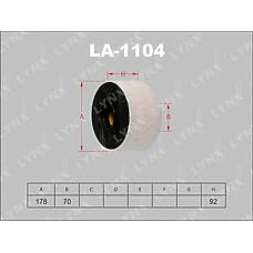 LYNXAUTO la-1104 (101143 / 13717503141 / 1457433093) фильтр воздушный BMW (БМВ) 3(e46) 1.6-1.8 01>