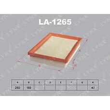 LYNXauto LA-1265 (2003307 / 20H0002 / 2811322600) фильтр воздушный подходит для  Accent (Акцент) 1.3-1.6 00 la-1265