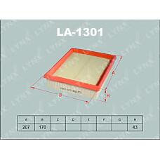 LYNX AUTO LA-1301 (00001444G9 / 00001444J5 / 0000834585) фильтр воздушный