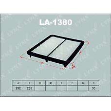 LYNXAUTO la-1380 (1987429180 / 20K0010 / 281133E000) фильтр воздушный  Sorento (Соренто) 2.4-2.5d 02>