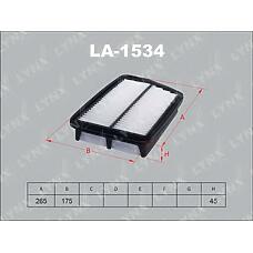 LYNXAUTO LA1534 (20W0004 / 96263897 / A2921) фильтр воздушный
