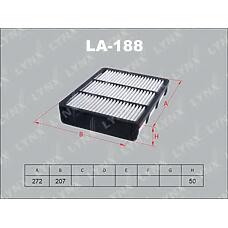 LYNXAUTO LA188 (1780150020 / 1780154130 / 2002295) фильтр воздушный