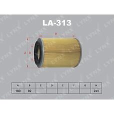 LYNXAUTO la-313 (2005577 / 4F1023 / A1039) фильтр воздушный Mitsubishi (Мицубиси) canter 3.9d 96>