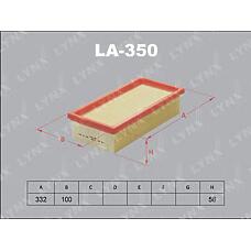 LYNXauto LA-350 (1350900501 / 1457433599 / 1500A045) la-350 фильтр воздушный lynxauto