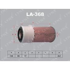 LYNXAUTO la-368 (0003564042 / 1140887 / 1140888) фильтр воздушный Mitsubishi (Мицубиси) l300 2.3d-2.5td 86>