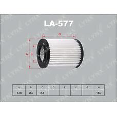 LYNXAUTO la-577 (17220PNA003 / 17220PNB003 / 2004432) фильтр воздушный Honda (Хонда) integra 2.0 01-04 / cr-v 2.0 02-06 / fr-v 2.0 05> / Civic (Цивик) 2.0 01-04 / stream 2.0 00