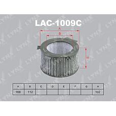 LYNXauto LAC-1009C (108615015 / 11567 / 1987431056) фильтр салонный угольный подходит для VW Transporter (Транспортер) IV 1.9d-2.8 90-03 lac-1009c
