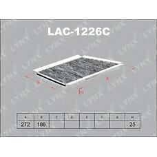 LYNXAUTO LAC-1226C (10919793 / 10921642 / 1550) фильтр салона угольный\ mb w203 / s203 00-07