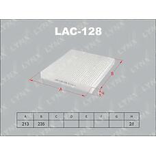 LYNXAUTO LAC128 (0897230010 / 0897400840 / 089740084000) фильтр салона