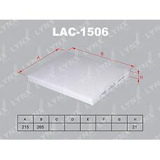 LYNXauto LAC-1506 (0000647984 / 1634 / 1987432188) фильтр салонный