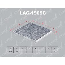 LYNXauto LAC-1905C (1702 / 27277JA00A / 27277JN00B) lac-1905c фильтр салонный lynxauto