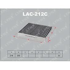 LYNXauto LAC212C (00006479E9 / 272750N025 / 272774M400) фильтр, воздух во внутренном пространстве