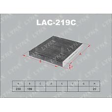 LYNXauto LAC-219C (21NSNS16 / 27277AR210K / 27277EG000) lac-219c фильтр салонный lynxauto